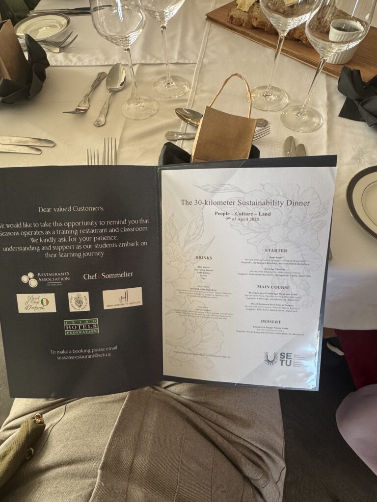 Image of menu 30-Kilometer Sustainability Dinner