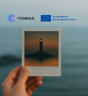 Polaroid of lighthouse