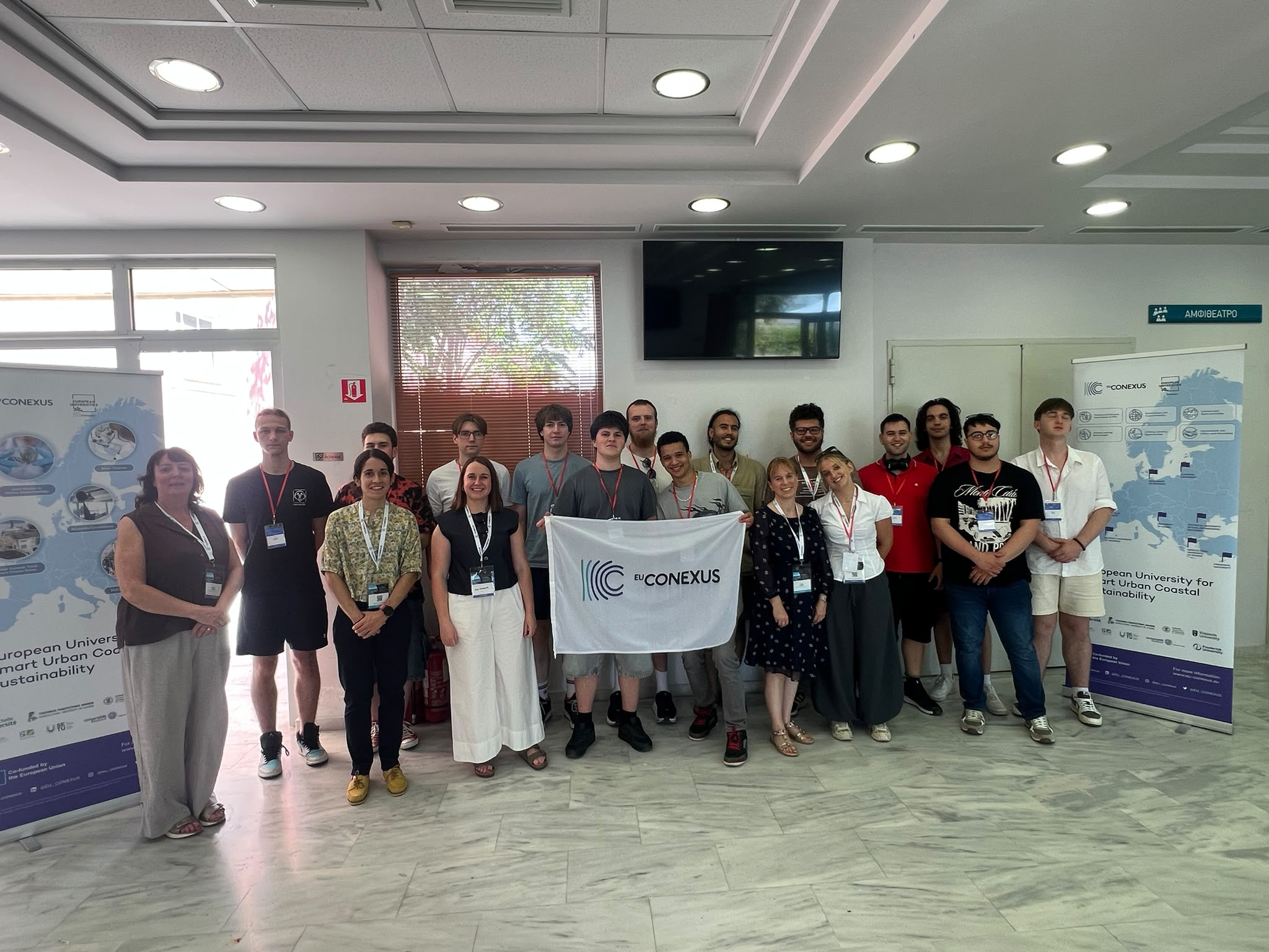 Group of staff and students